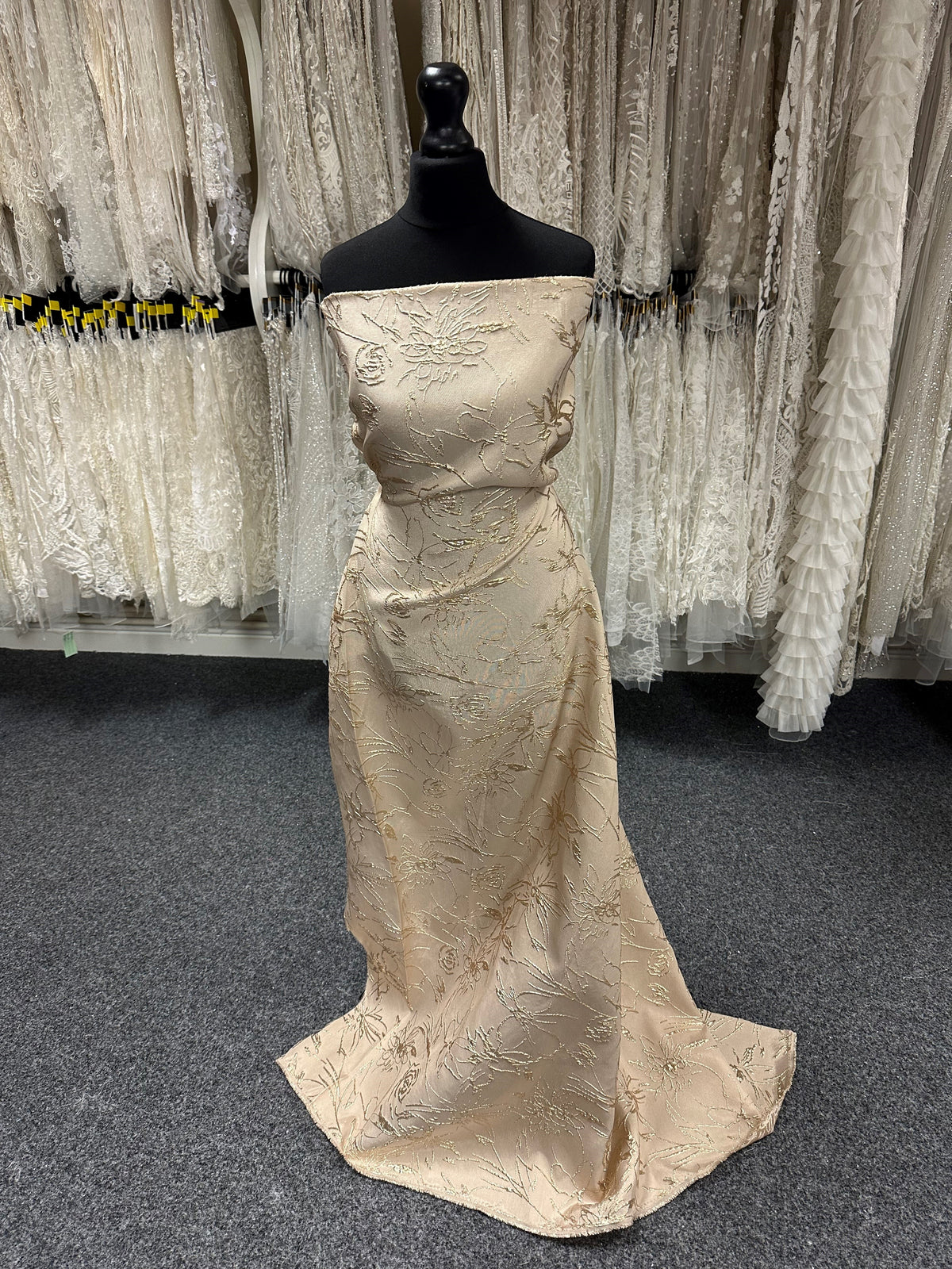 Champagner Jacquard Brokat - Calamity