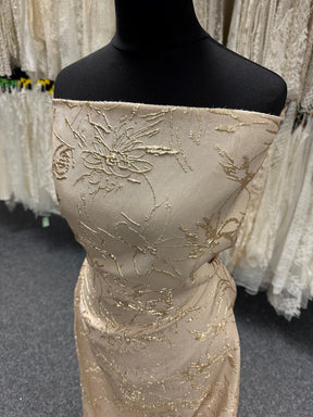 Champagner Jacquard Brokat - Calamity