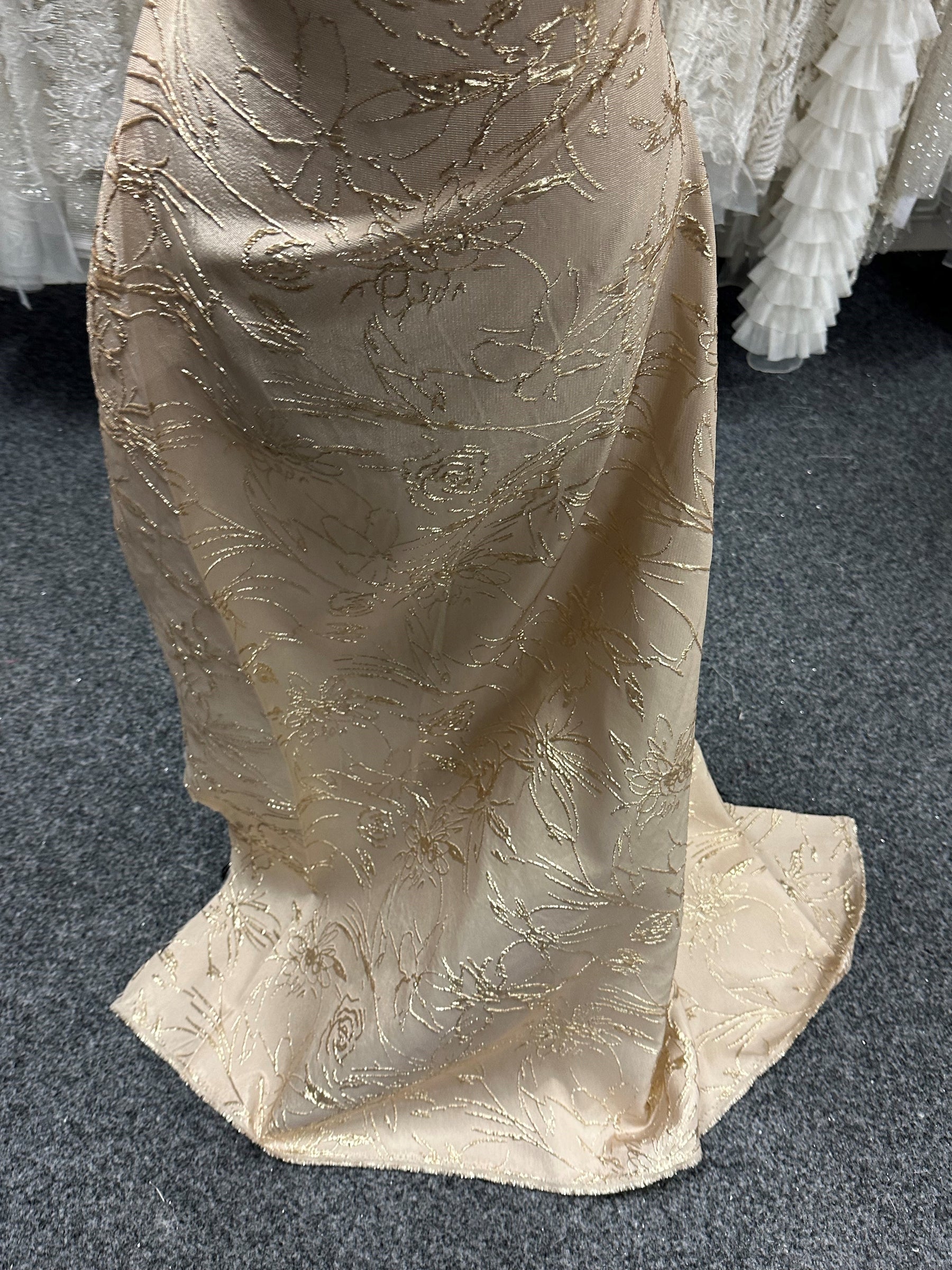 Champagner Jacquard Brokat - Calamity