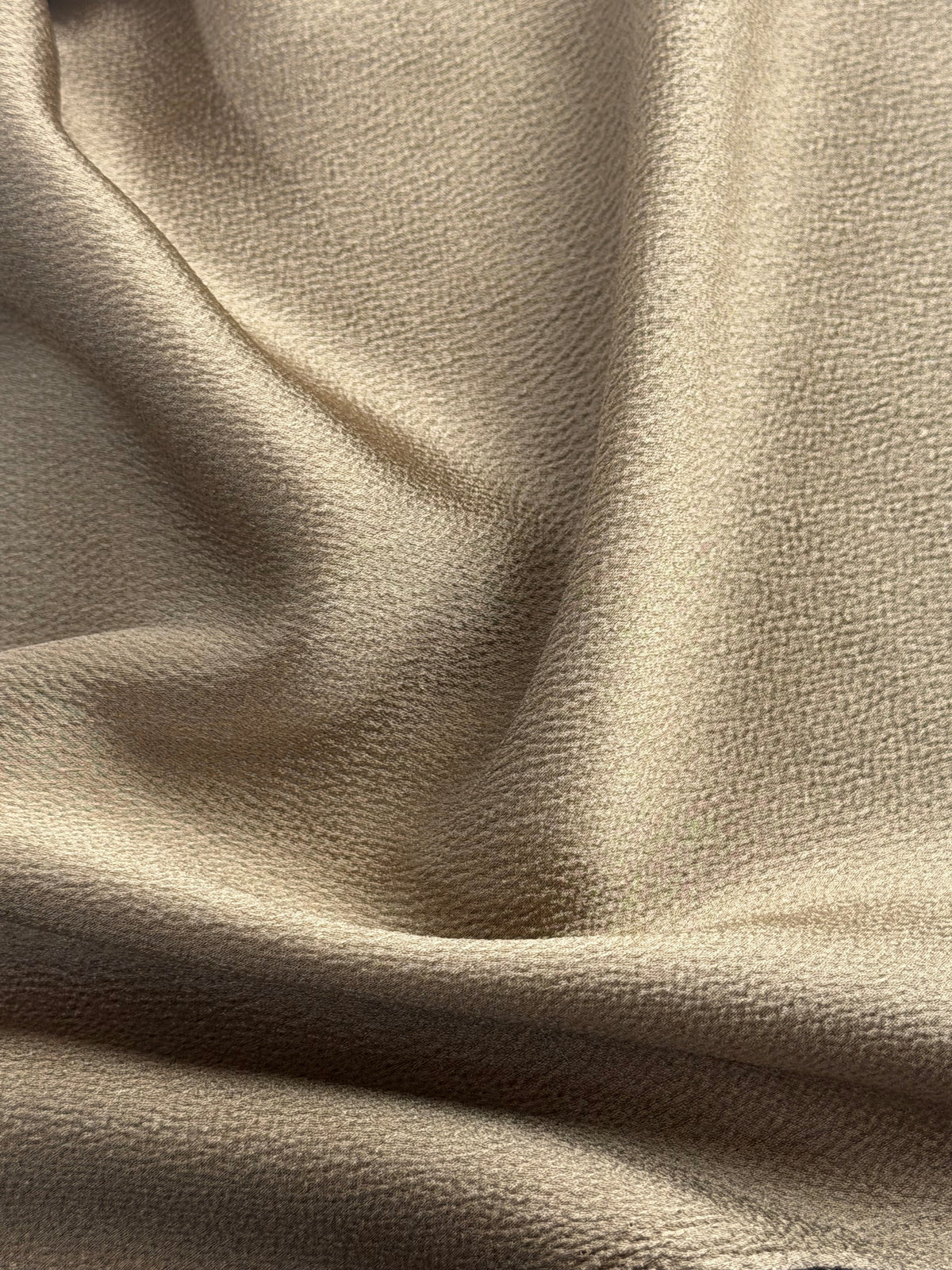 Karamell Polyester-Crêpe - Tempel