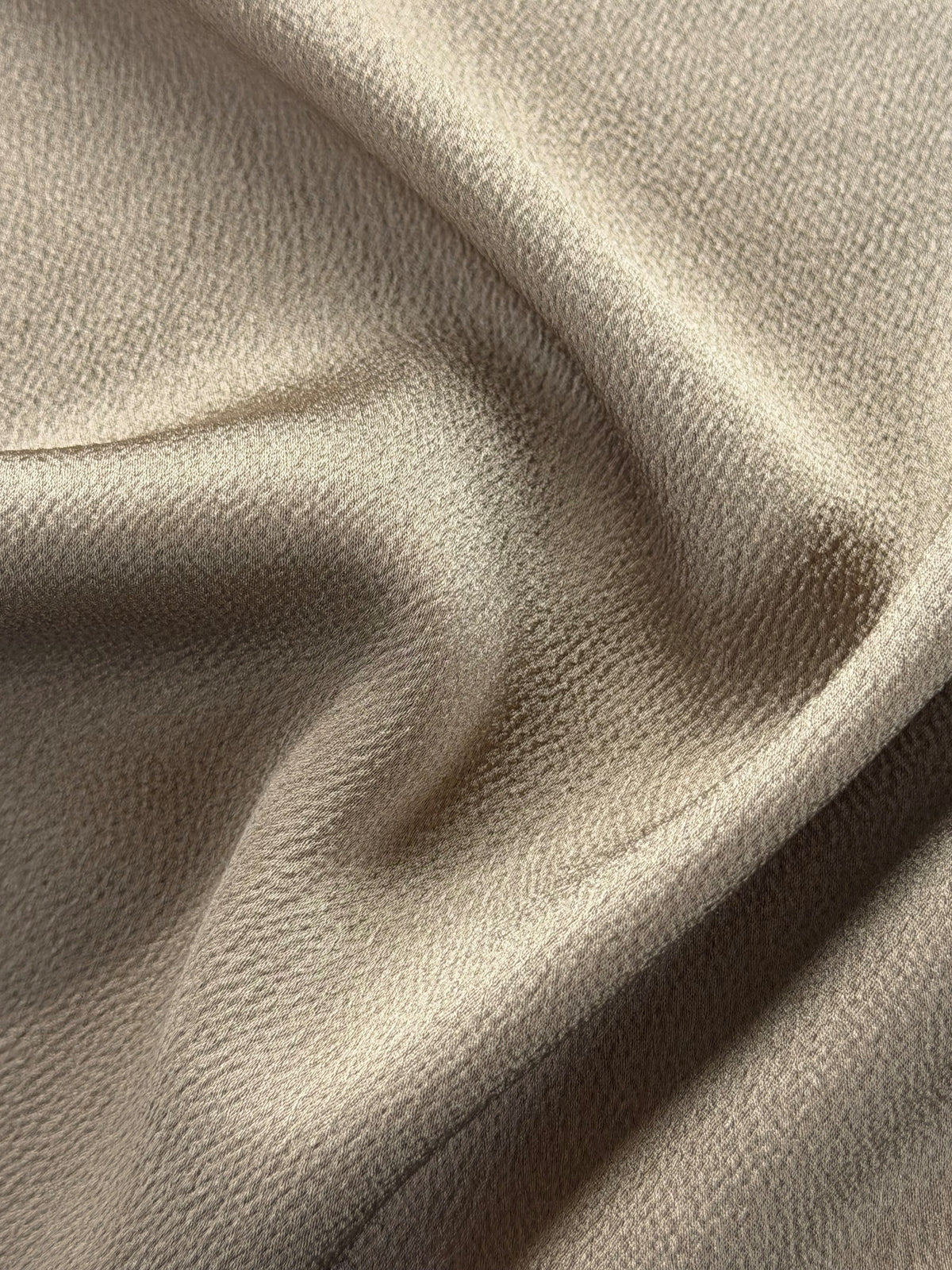 Karamell Polyester-Crêpe - Tempel