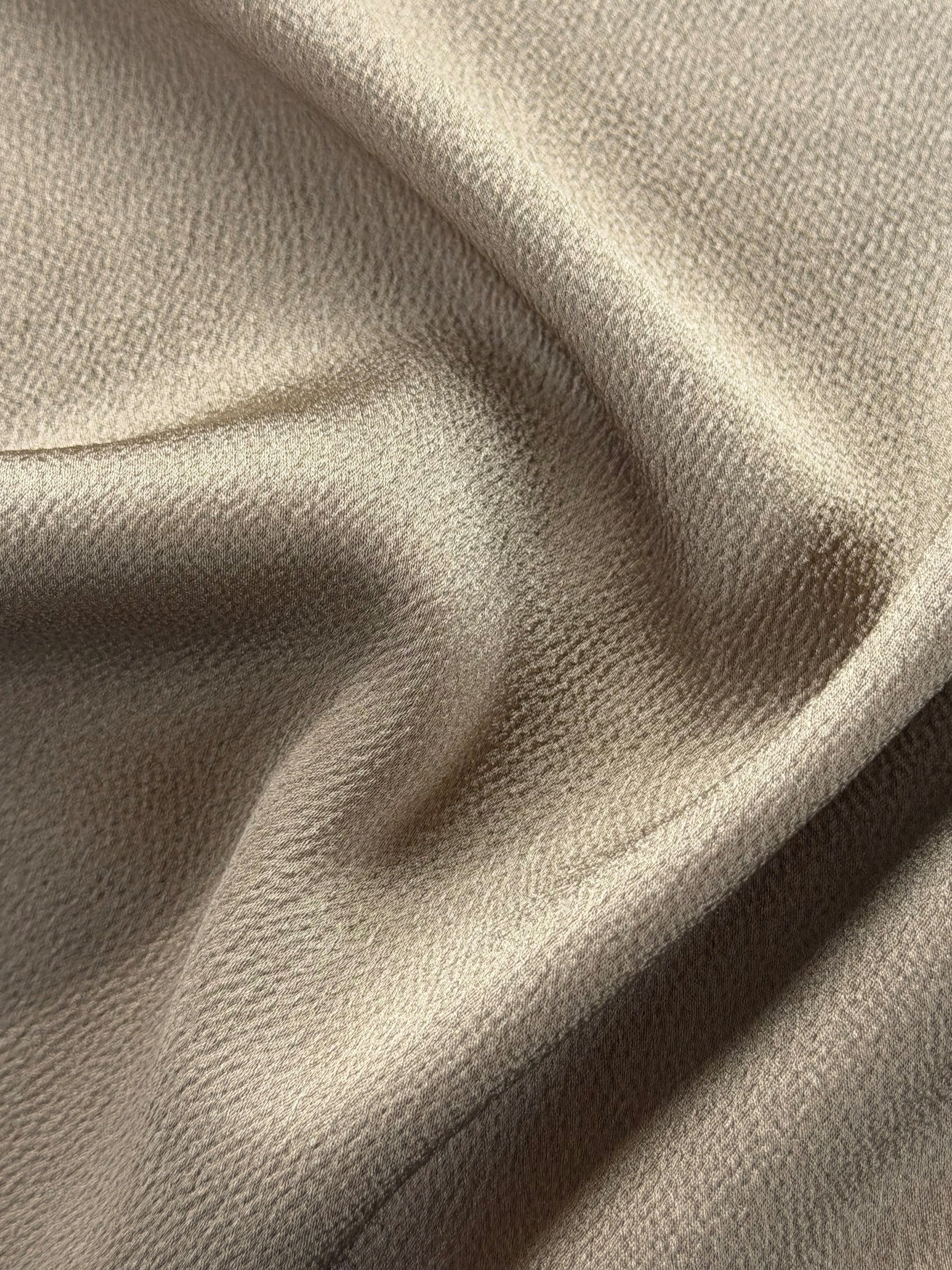 Karamell Polyester-Crêpe - Tempel