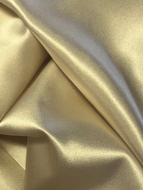 Champagnerfarbener Polyester-Stretch-Satin – Empathy