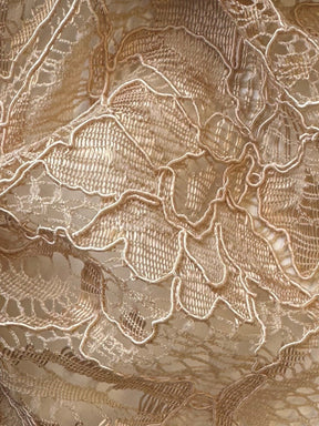 Champagnerfarbene Kordelspitze – Tocca