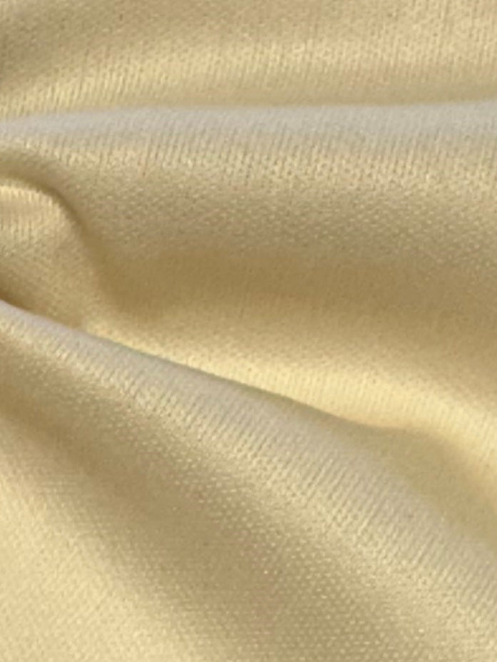 Champagnerfarbener gestrickter Polyester-Futterstoff – Litauen
