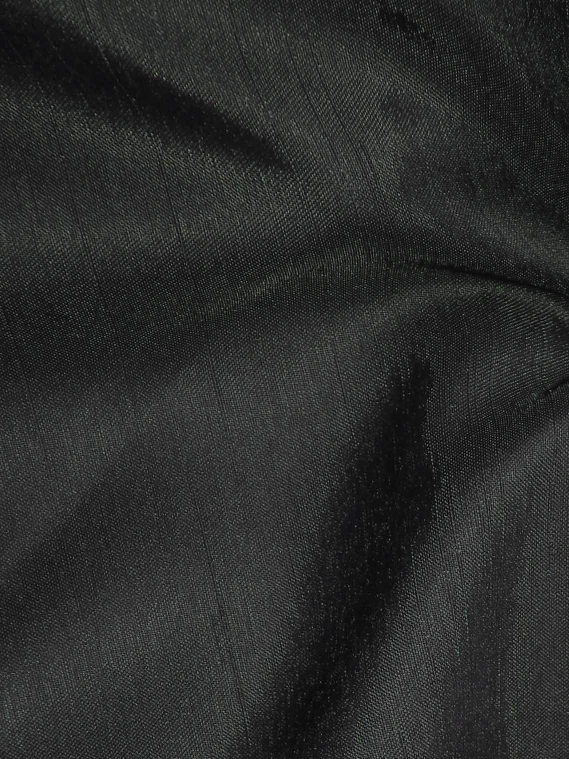 Anthrazitfarbenes Dupion mit Polyester-Satin-Rückseite – Klarheit