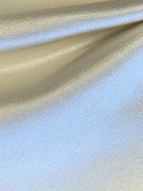 Cremefarbener Polyester-Duchesse-Satin – Contessa