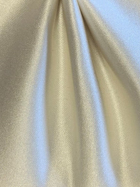 Cremefarbener Polyester-Duchesse-Satin – Contessa