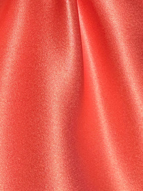 Korallenfarbener Polyester-Satin – Kanada