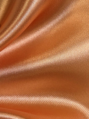 Korallenroter Polyestersatin – Ascot