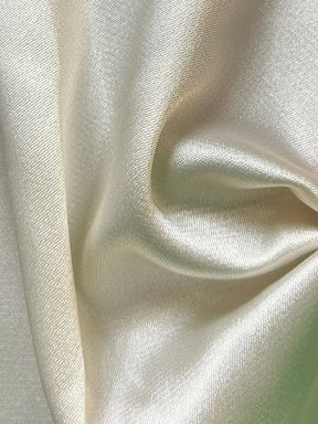 Cremefarbener Poly-Stretch-Satin - Zeremonie