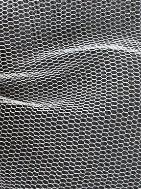 Cremefarbener, schlichter Tüll - Victoria (CF)