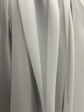 Dunkel elfenbeinfarbener Poly-Chiffon - P58