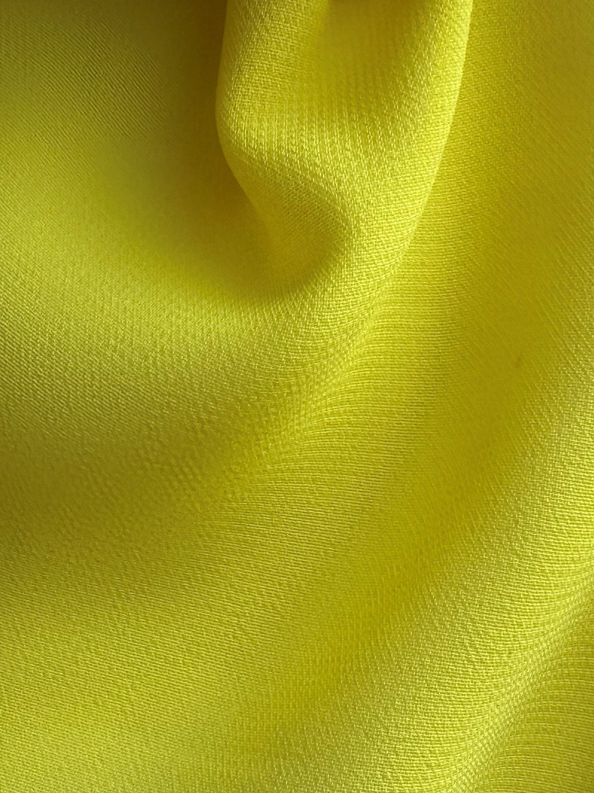 Narzissen-Polyester-Georgette - Immobile