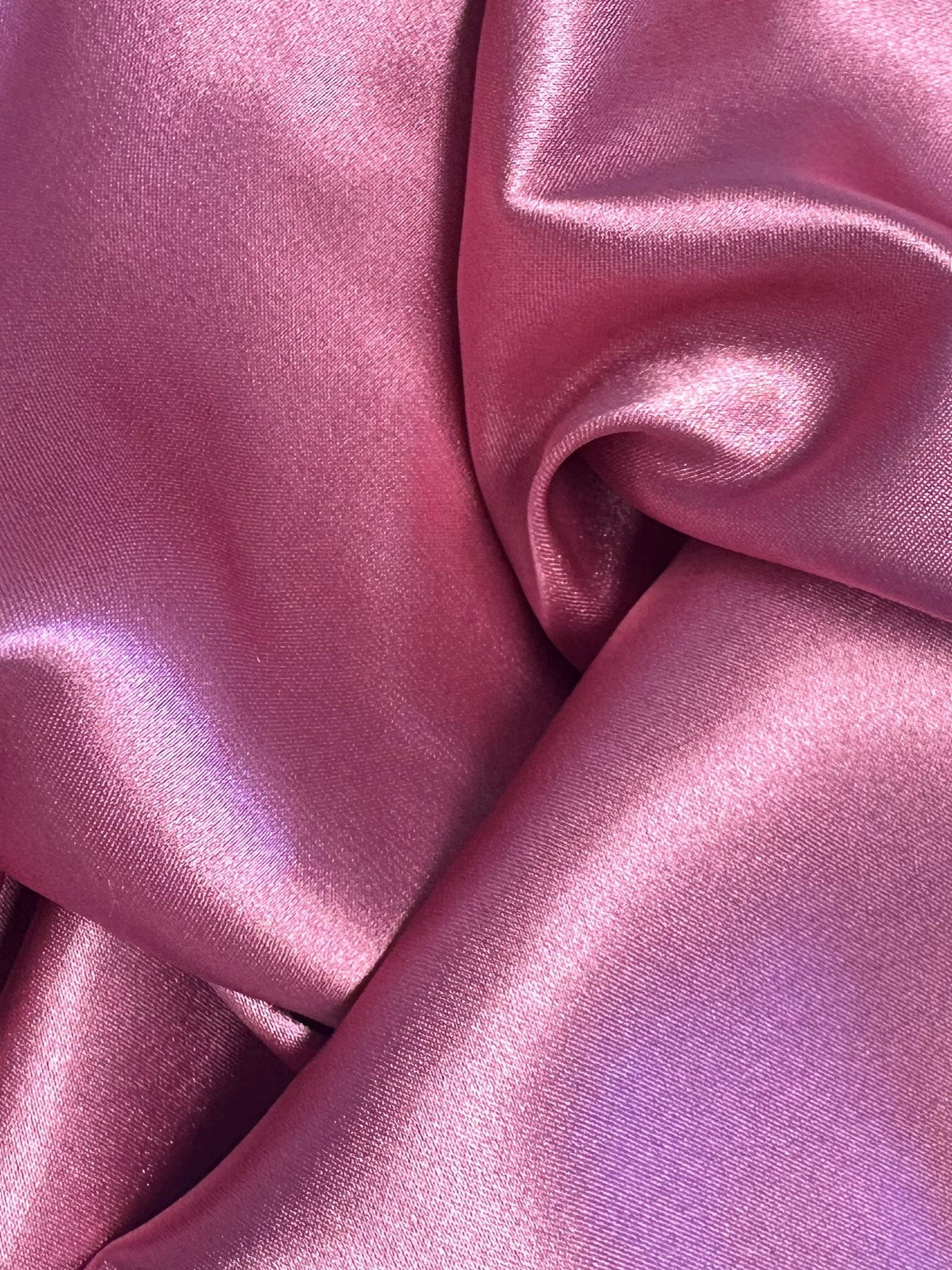 Polyester-Stretch-Satin in Altrosa – Empathy