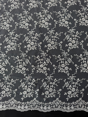 Bestickte Spitze, Muschelrosa - P615