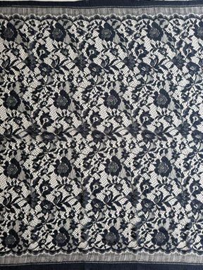 Marineblauer Seiden-Woll-Italian-Lace - P269