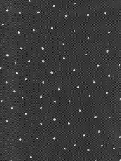 Elfenbeinfarbener Perlentüll - EB1071