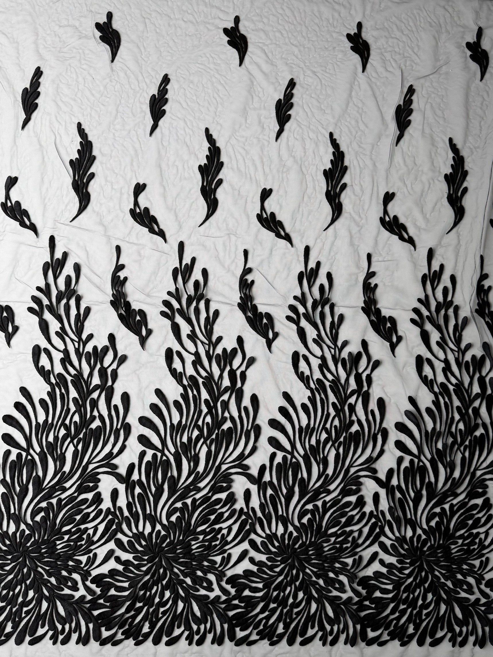 Schwarze Stickspitze - EB5053