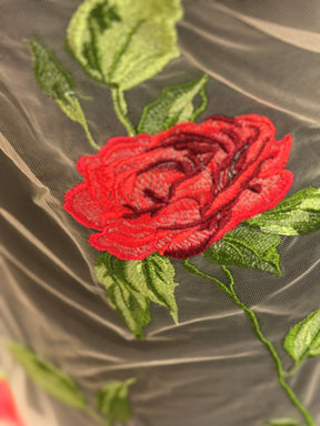 Nude bestickte Rosenspitze - EB5004