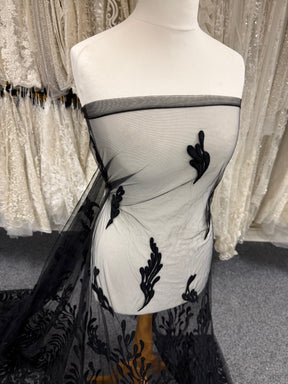 Schwarze Stickspitze - EB5053