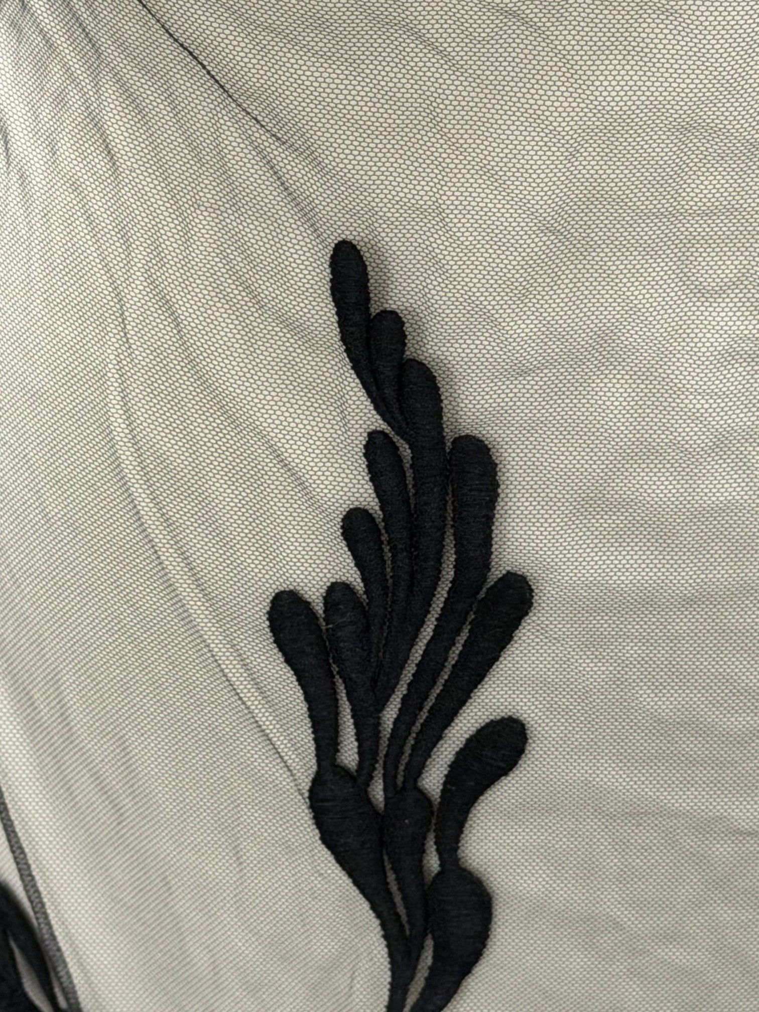 Schwarze Stickspitze - EB5053