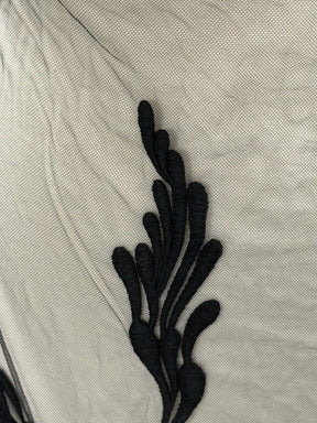 Schwarze Stickspitze - EB5053