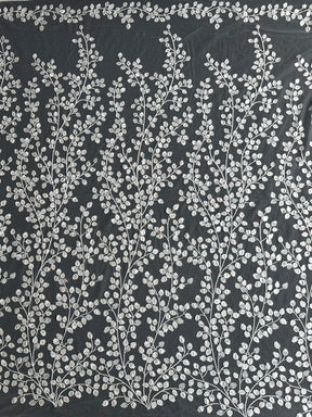 Elfenbeinfarbene 3D-Stickspitze - EB5034