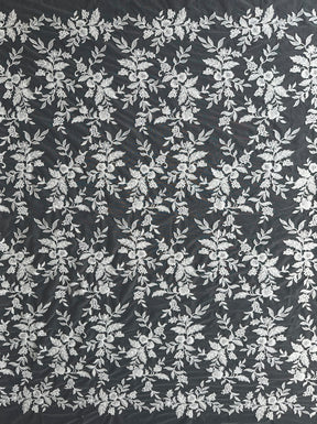 Elfenbeinfarbene bestickte Spitze - EB5039