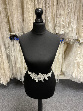 Ivory Corded Lace Applique - Expansion