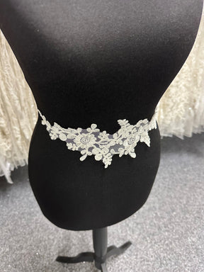 Ivory Corded Lace Applique - Expansion