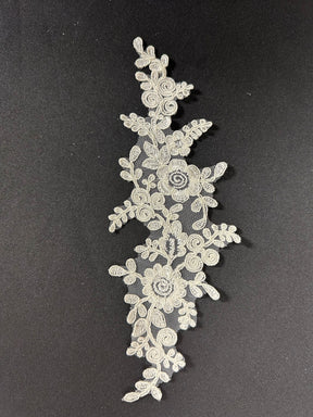 Ivory Corded Lace Applique - Expansion