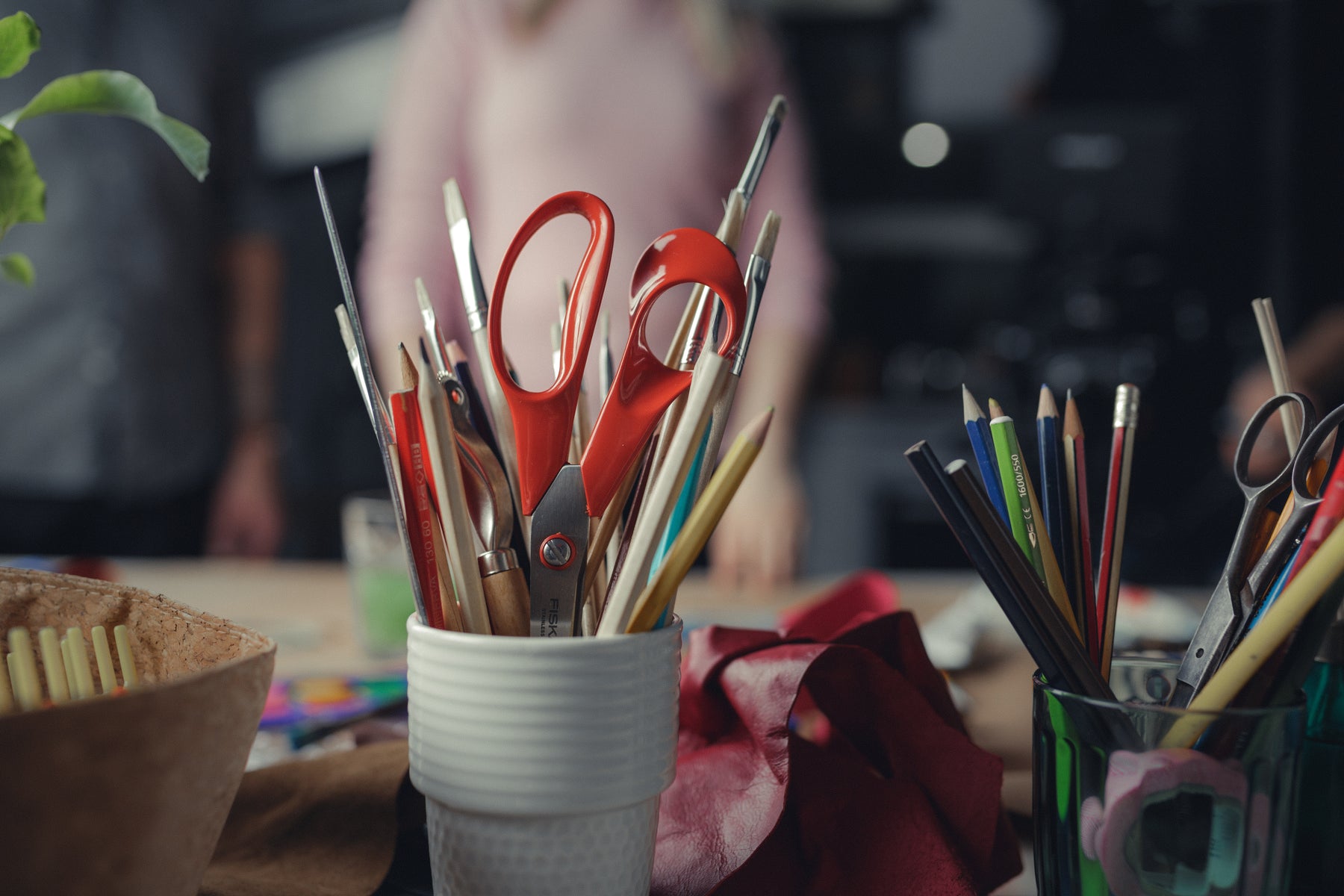 Fiskars Mehrzweckschere für Linkshänder, 21 cm - S6