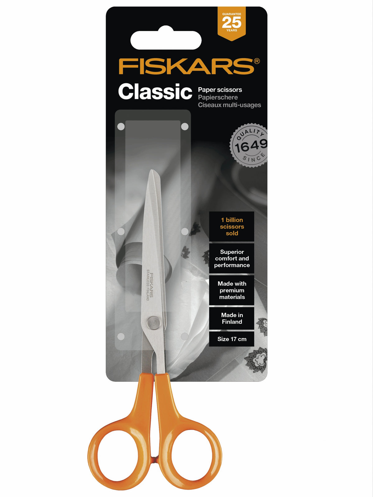 16 cm Fiskars Papierschere - S1