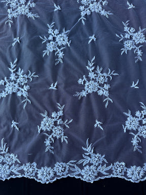 Weiße Perlenspitze - Ream