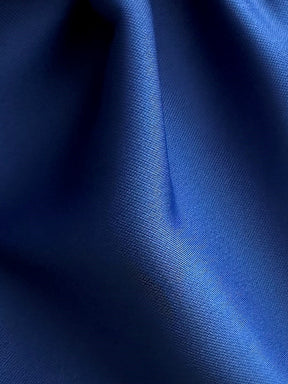 Französischer Marineblauer Polyester-Stretch-Satin - Uganda