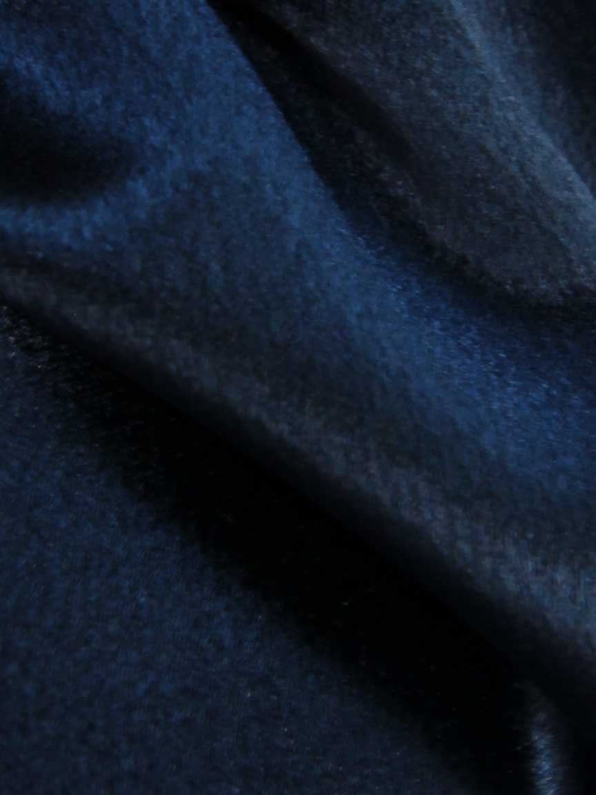 Polyester-Krepprücken-Satin in französischer Marineblau – Desire