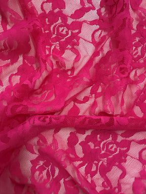 Fuchsia Raschel-Stretch-Spitze – Matina