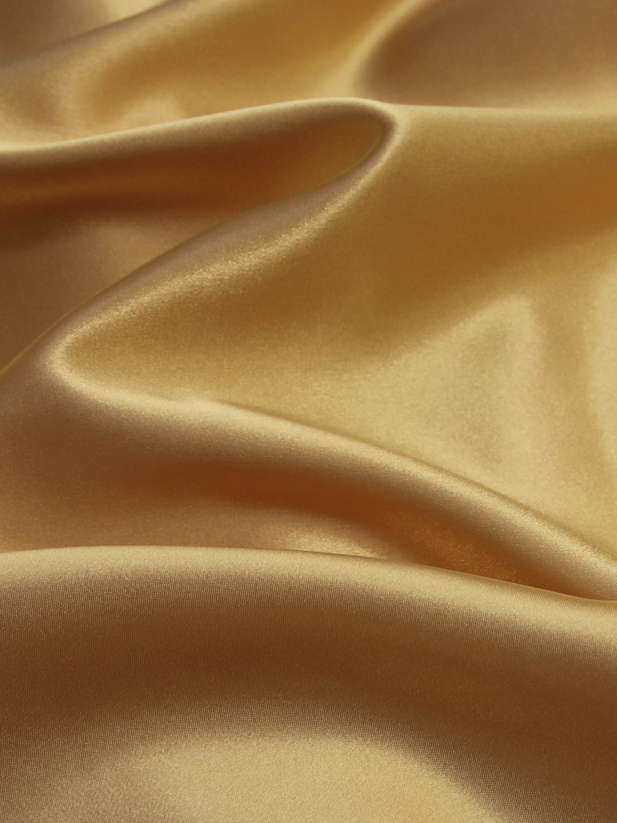 Goldfarbener Polyester-Stretch-Satin (140 cm/55 Zoll) – Empathie