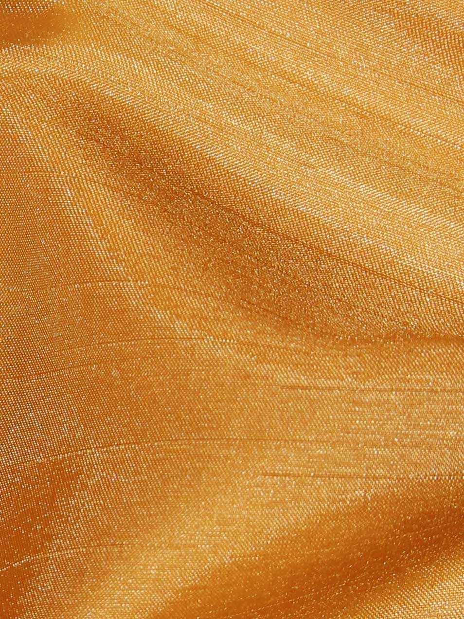 Goldfarbenes Dupion mit Polyester-Satin-Rückseite – Klarheit