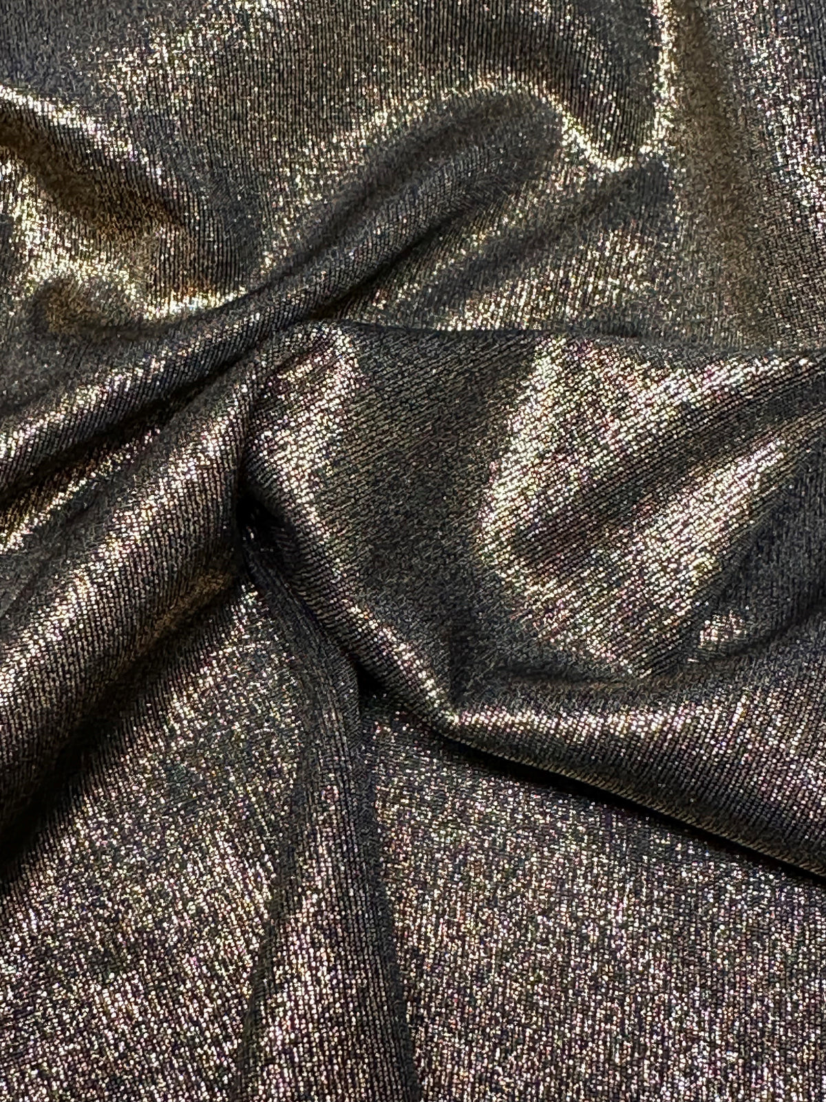 Silberner Strick in Wet-Look-Optik - Virginia