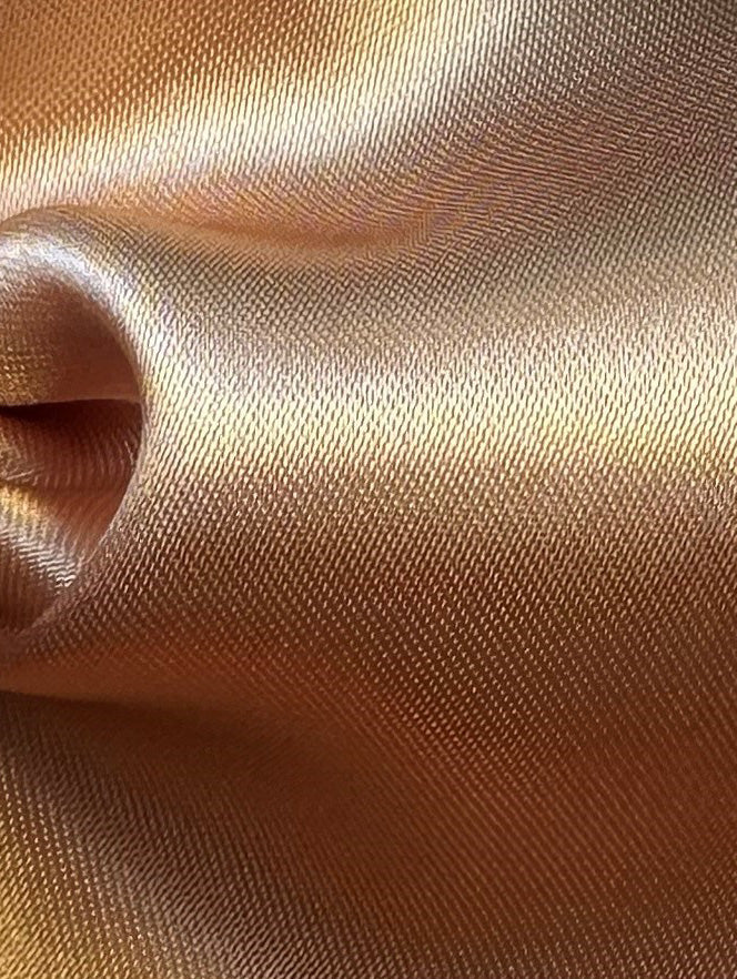 Gold Polyester Satin - Family