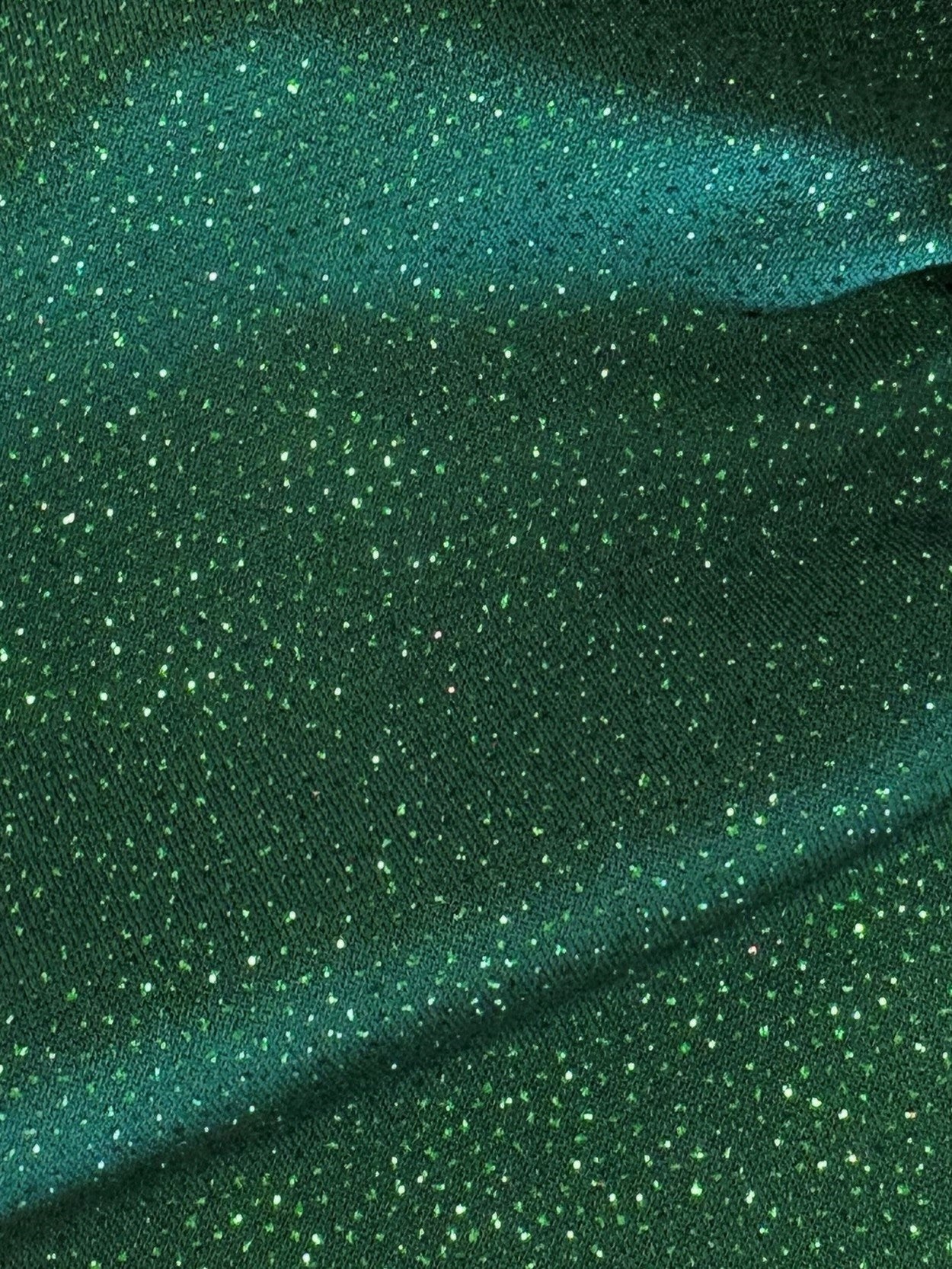 Grüner Glitzer-Jerseystoff – Dazzle