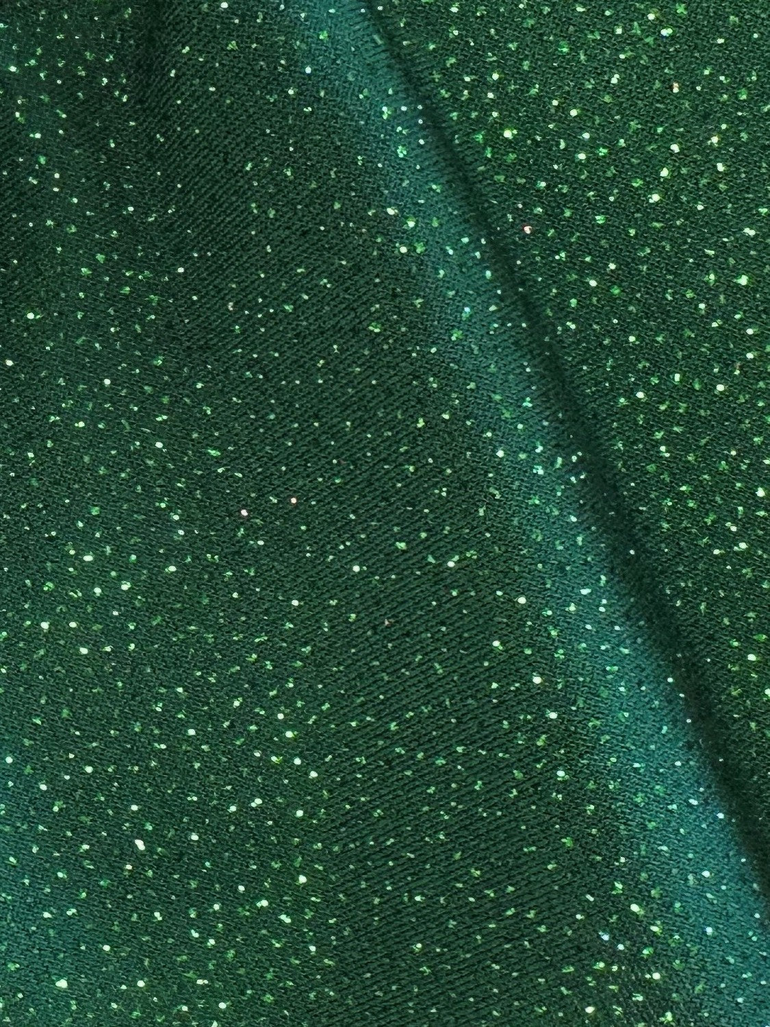 Grüner Glitzer-Jerseystoff – Dazzle
