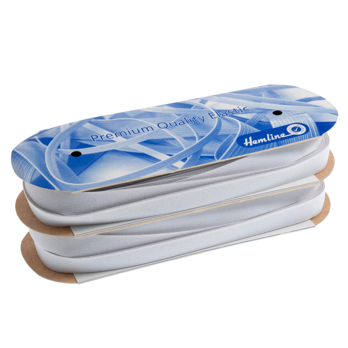 Weißes, 20 mm breites, kochfestes Gummiband - HA6020