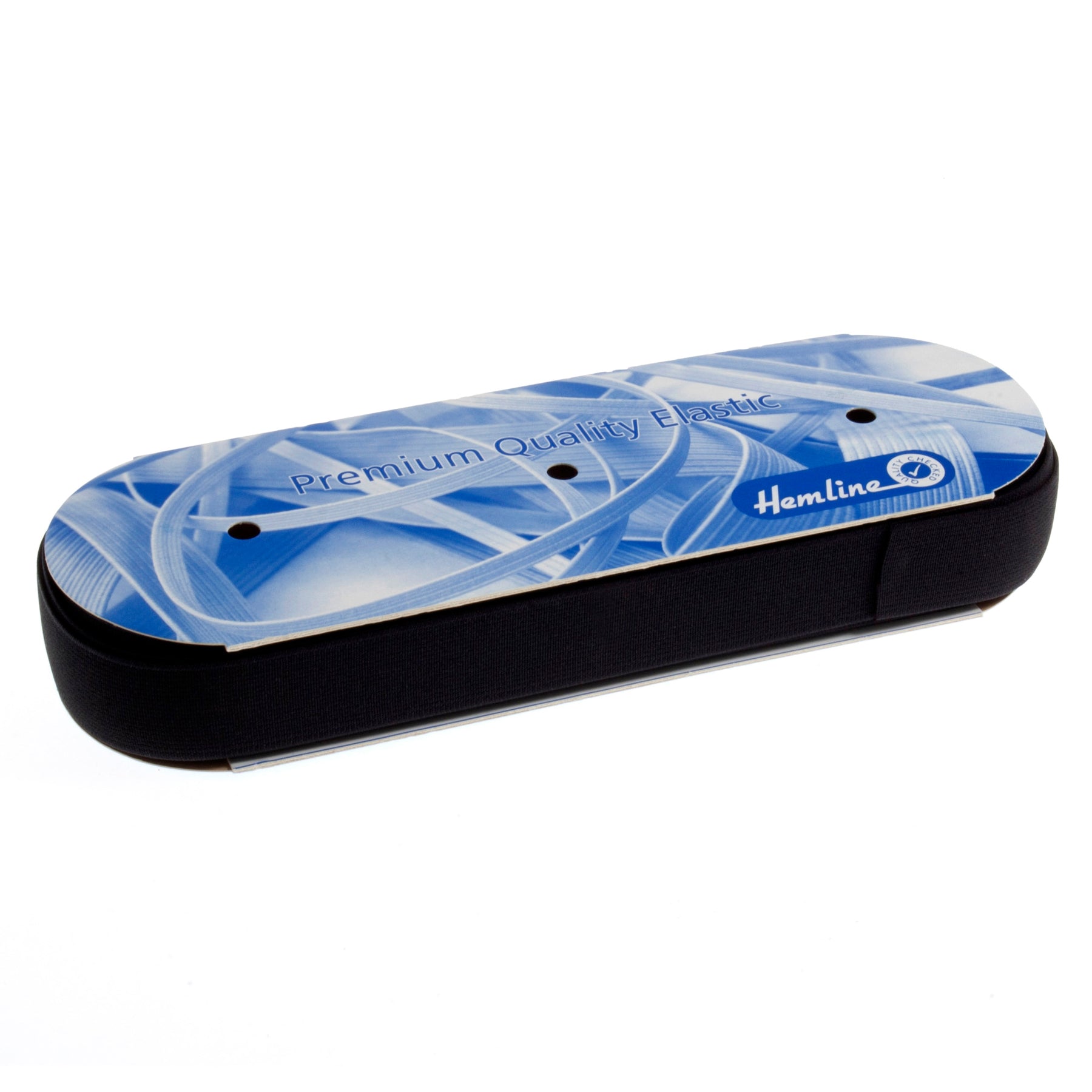 Schwarzes, 32 mm breites, kochfestes Gummiband - HA6032