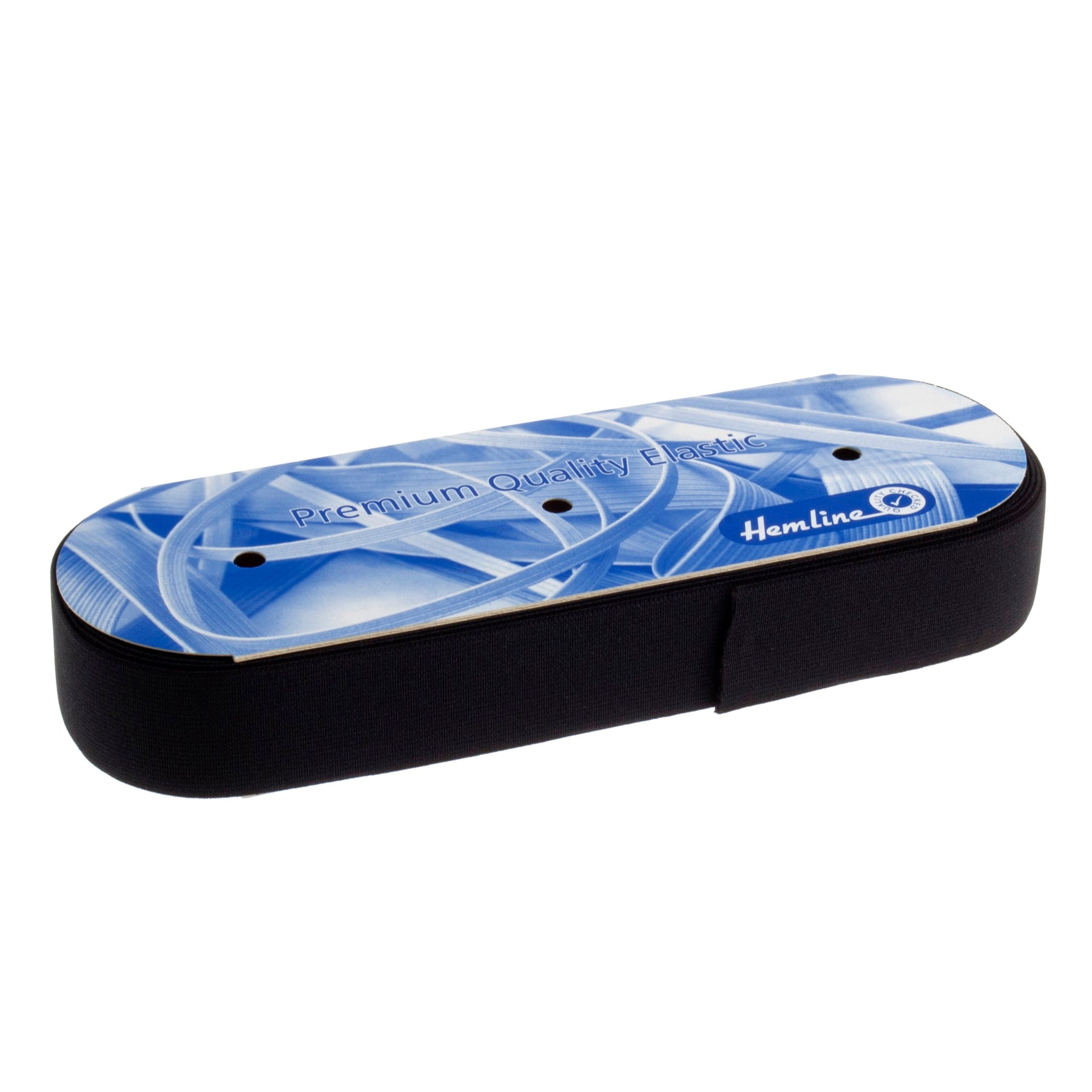 Schwarzes, 50 mm breites, kochfestes Gummiband - HA6040
