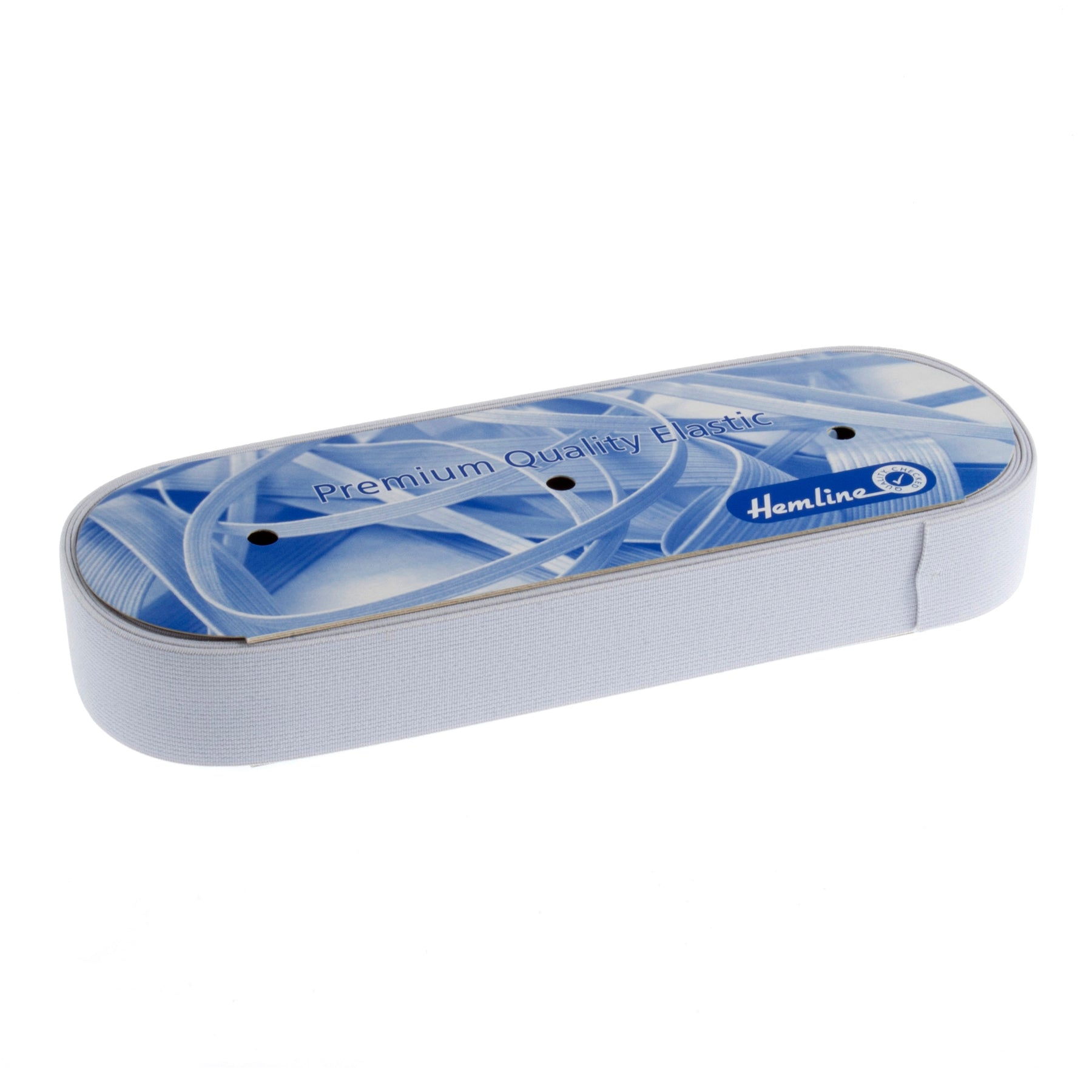 Weißes, 50 mm breites, kochfestes Gummiband - HA6040
