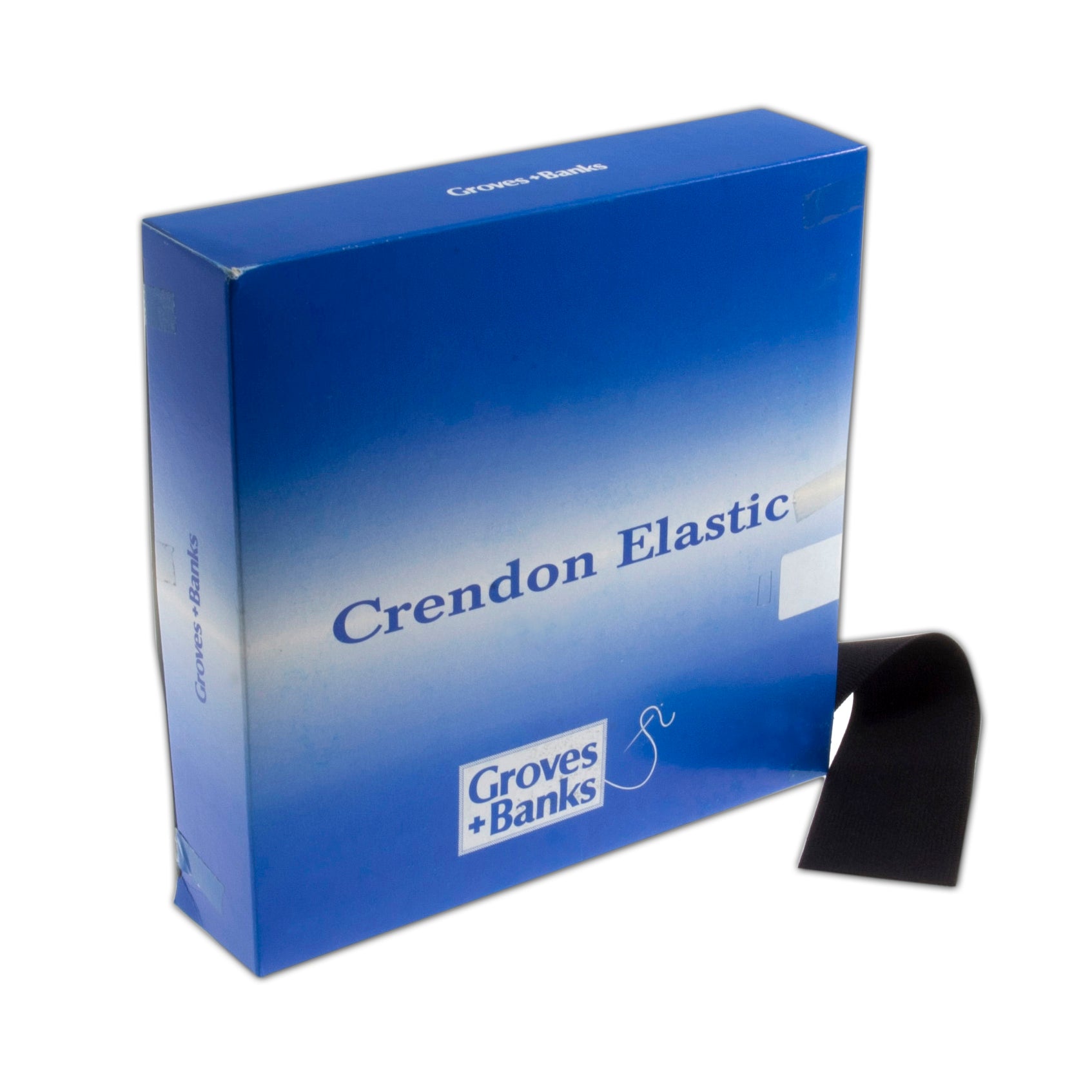 Schwarzes, 50 mm breites, kochfestes Gummiband - HA6050