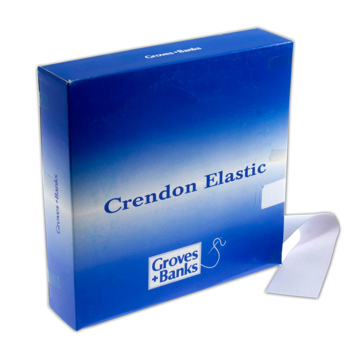 Weißes, 50 mm breites, kochfestes Gummiband - HA6050